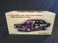 1972 Ford Falcon XY Phase 3 GT-HO # 5 John French - 2nd Place Bathurst - 1484/2004 - AUTOart 87210 - Car & Certificate Signed John French - 5