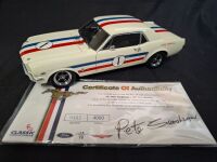 1965 Ford Mustang # 1 Ian &ldquo;Pete&rdquo; Geoghegan - Winner 1966 ATCC - 0357/4000 - Classic Car 18061 - Certificate Signed Pete Geoghegan