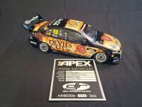 2012 Ford Falcon FG XR8 # 12 Dean Fiore - DJR Jim Beam Clipsal 500 - 0053/0366 - APEX Replicas AR80306