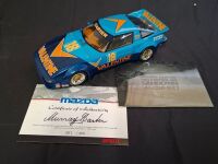 1983 Mazda RX7 # 18 Murray Carter - 4th Place Castrol 400 Sandown - 0201/0400 - Biante BNJ0003 - Certificate Signed &ldquo;Murray Carter &ldquo;