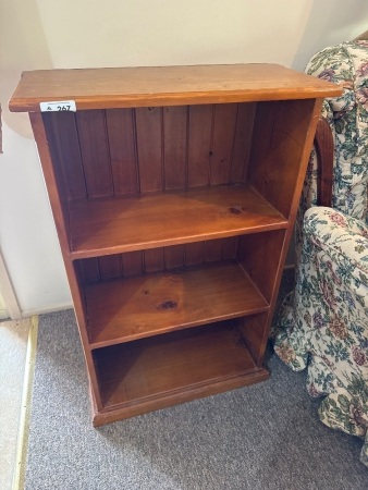 Small wooden bookshelf