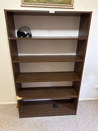 Wooden bookshelf
