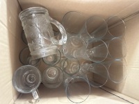 Box lot of assorted beer glasses - 2