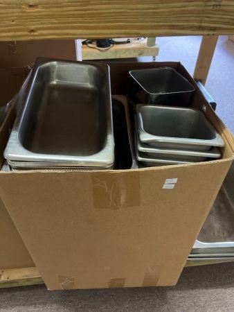 Box lot Commercial Stainless Steel catering and kitchen