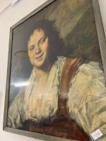 Gypsy Girl Reproduction Print - Originally Painted by Frans Hals - 2