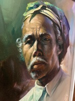 Large Portrait of Man Signed by Bal Macdonald - 2