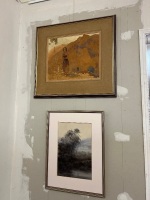 2 x Framed Portraits - Damage to Frame