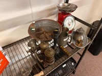 Large Lot of Steel Items and Scales - 2