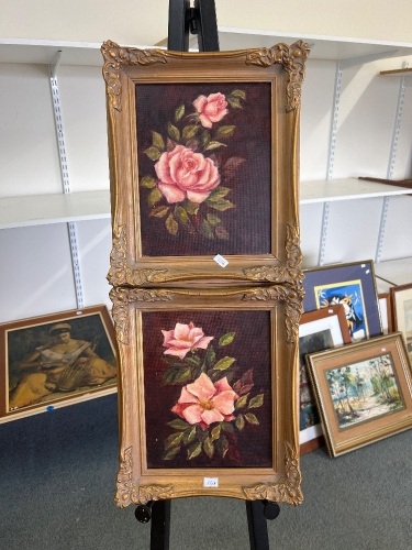 2 x Framed Artworks 'Annh Wheatcroft' and 'Zorina' by E Whiffen 1969