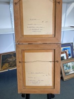 2 x Framed Artworks 'Annh Wheatcroft' and 'Zorina' by E Whiffen 1969 - 5