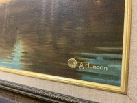 Where Time Takes a Holiday' Oil Painting in Frame Signed by Garry Duncan (g.duncan) - 3