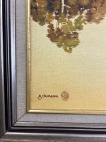 Yellow Belly Hole' Oil Painting in Frame Signed by Garry Duncan (g.duncan) - 4