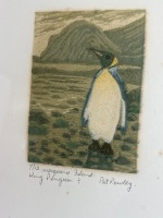 2 x Lithograph Framed Penguins by Pat Rowly - 2