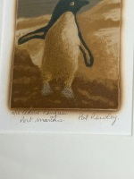 2 x Lithograph Framed Penguins by Pat Rowly - 3