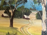 Lanscape Oil on Board by Dennis Horner - 3