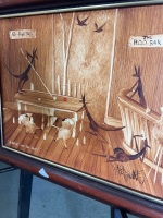 Framed 'A Night on the Hops' Wood Art by Peter Browne - 3