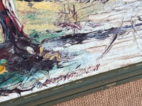 Framed Oil on Board by Eric Wisson 'Scattered Gold' - 2