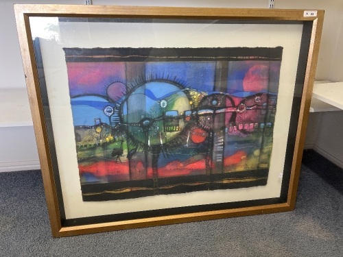 Against the Wind' Watercolour on Paper by Rex Backhaus-Smith