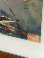 Framed 'Fog Horn' by Arthur Beaumont - Signed - 2