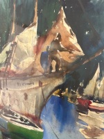 Framed 'Fog Horn' by Arthur Beaumont - Signed - 3