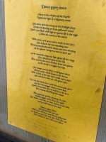 Framed Gypsy Poem 'Dance Gypsy Dance' - 2