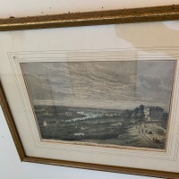 4 Antique Framed Lithographs of British Scenes - 4