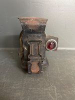 De Mole Birmingham railway oil lamp red side glass - 5