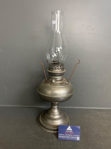 Rayo Nickel centre draft oil lamp