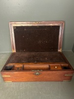3 antique writing slopes - 5
