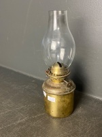 Holland DRP brass bulkhead oil lamp wall fittings - 5