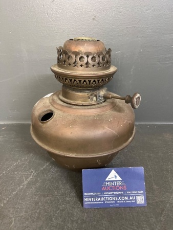 Veritas British Made brass oil lamp font