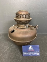 Veritas British Made brass oil lamp font