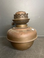 Veritas British Made brass oil lamp font - 4