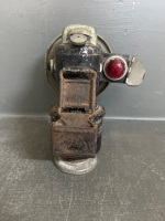 Lucas Birmingham bicycle lamp green and red jewels - 4