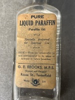 Brooks Tenterfield liquid paraffin chemist bottle - 4