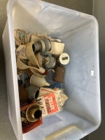 Box lot lamp burners wicks oil can and fittings