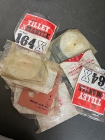Box lot lamp burners wicks oil can and fittings - 3