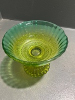 Mixed Lot of Green Depression Glass - 4