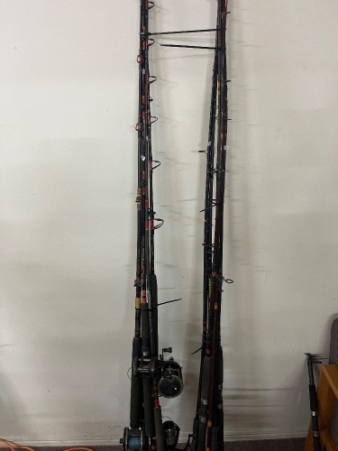 Large Lot of Fishing Rods