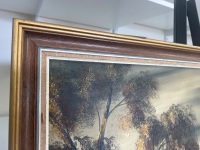 Oil on Board Framed Landscape of Australian Scene - 3