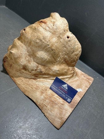 Hardwood slab hollow and burl