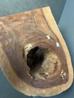 Hardwood slab hollow and burl - 5