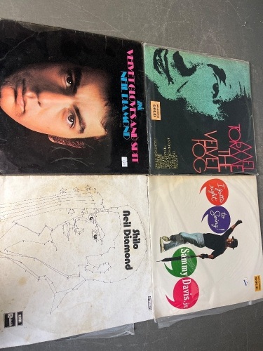 Neil Diamond Mel Torme Sammy Davis vinyl records