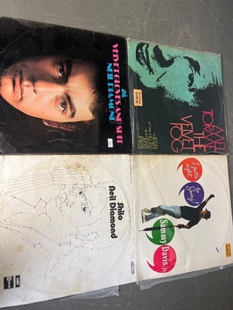 Neil Diamond Mel Torme Sammy Davis vinyl records