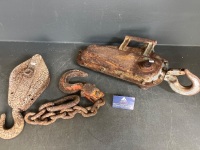 Tirfor Super manual winch hook and chain