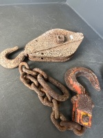 Tirfor Super manual winch hook and chain - 4