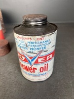 Caltex Rover mower oil John Bull and Douglass tins - 2