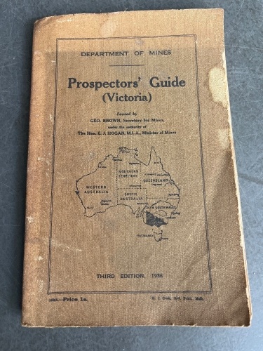 Victoria Prospectors Guide Department of Mines 1936