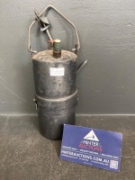 Hanging carbide burner pin valve