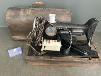 Singer 201K bentwood cabinet sewing machine
